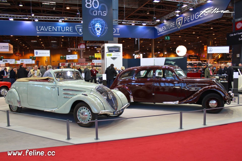 Peugeot 402 Cabriolet (1936) et Peugeot 402 Limousine (1935) - S