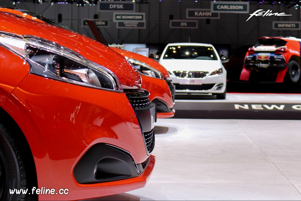 Photo Peugeot 208 restylée - Salon de Genève 2015