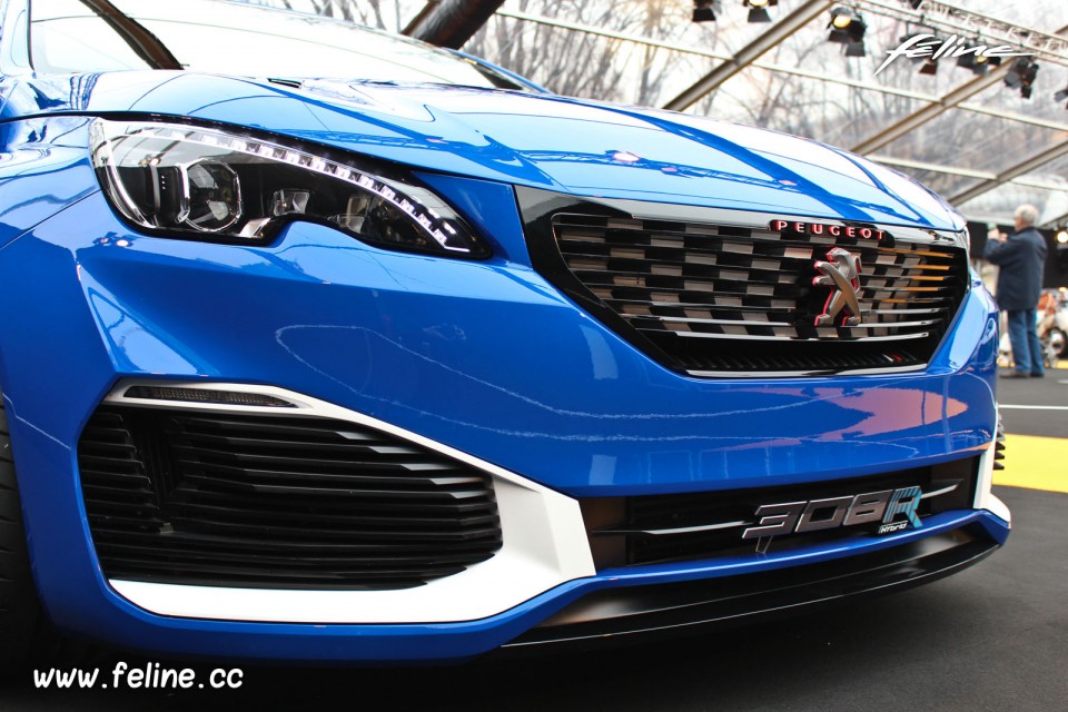 Photo bouclier avant Peugeot 308 R HYbrid (2015) - Expo Concept