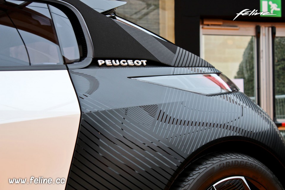 Photo aile arrière Peugeot Fractal (2015) - Expo Concept Cars 2