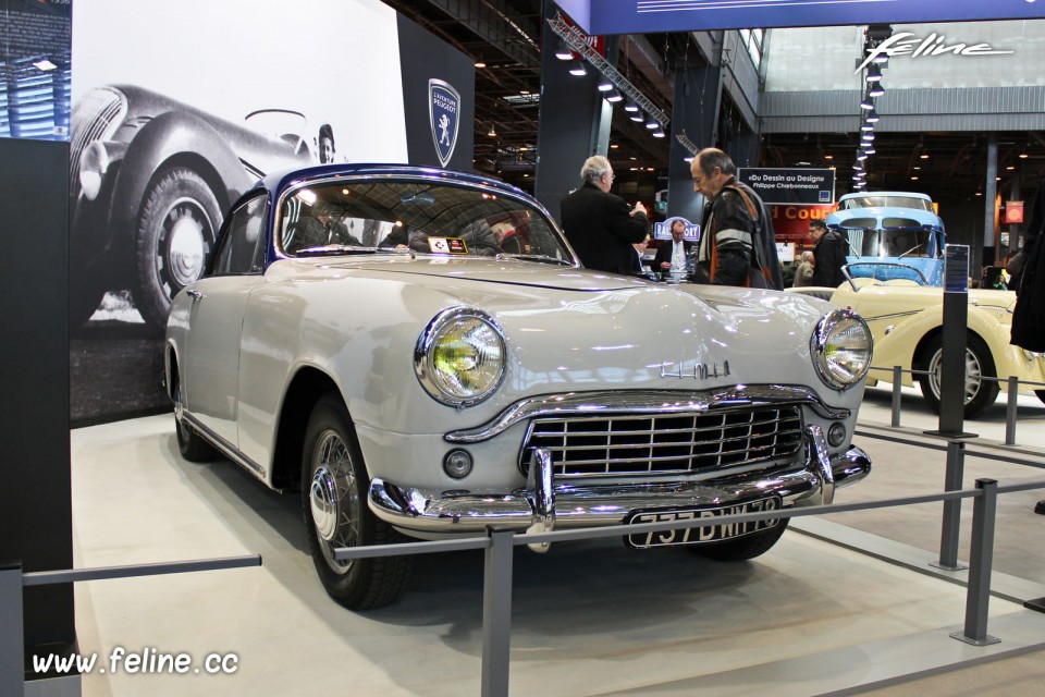 Photo Simca 9 Coupé de Ville (1955) - Salon Rétromobile 2016