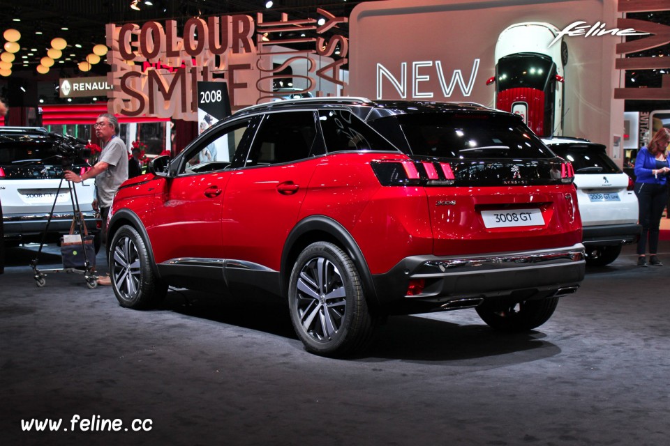 Photo Peugeot 3008 II Rouge Ultimate - Salon de Paris 2016