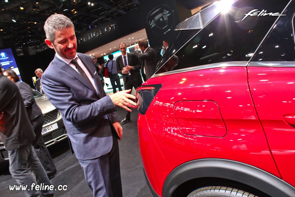 Photo Gilles Vidal et Peugeot 3008 II - Salon de Paris 2016