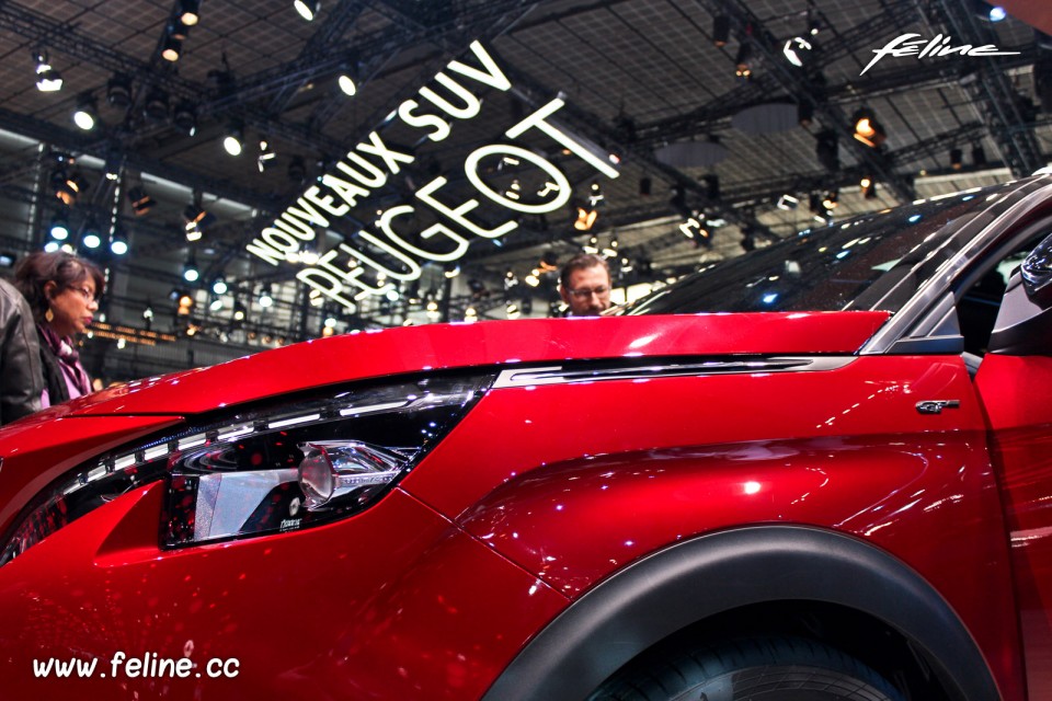 Photo Peugeot 3008 II Rouge Ultimate - Salon de Paris 2016