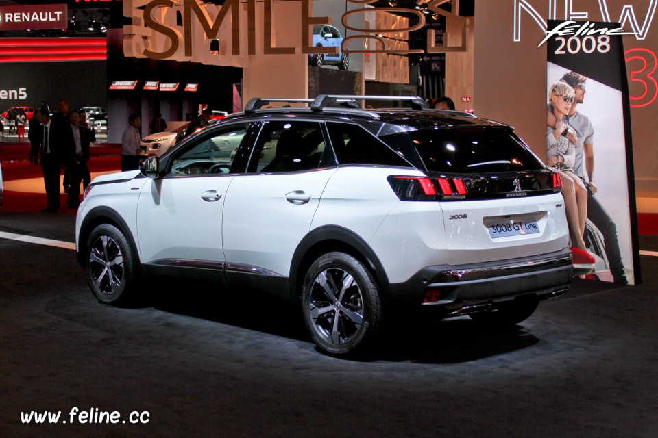 Photo Peugeot 3008 II GT Line Blanc Nacré - Salon de Paris 2016