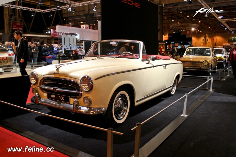 Photo Peugeot 403 Cabriolet Grand Luxe (1960) - Salon Rétromobi