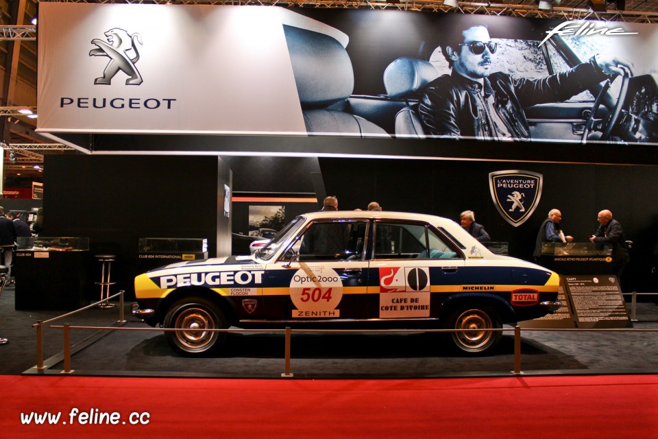 Photo Peugeot 504 Berline GL (1974) Tour Auto 2017 - Salon Rétr