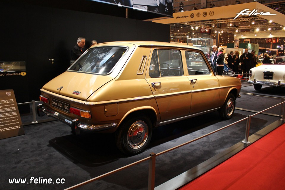 Photo 3/4 arrière Simca 1100 (1972) - Salon Rétromobile 2017