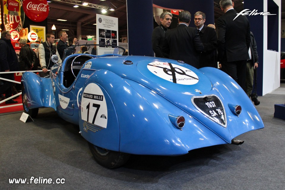 Photo 3/4 arrière Peugeot 402 DS Darl'mat Sport Roadster (1938)