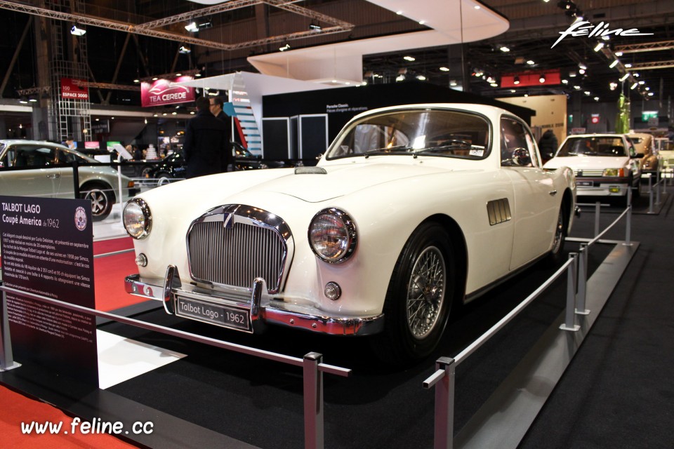 Photo Talbot Lago Coupé America (1962) - Salon Rétromobile 201