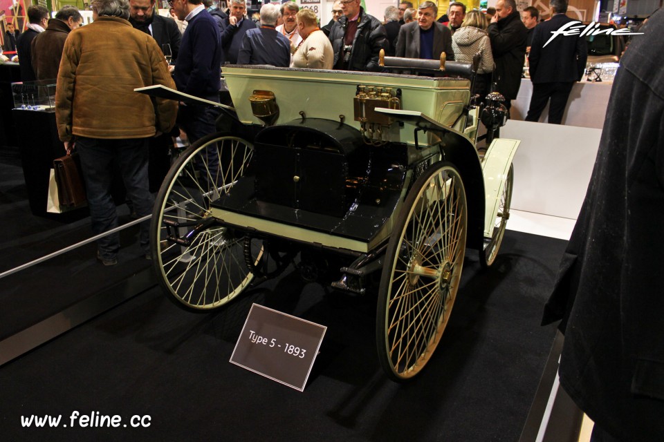 Photo Peugeot Type 5 (1893) - Salon Rétromobile 2018