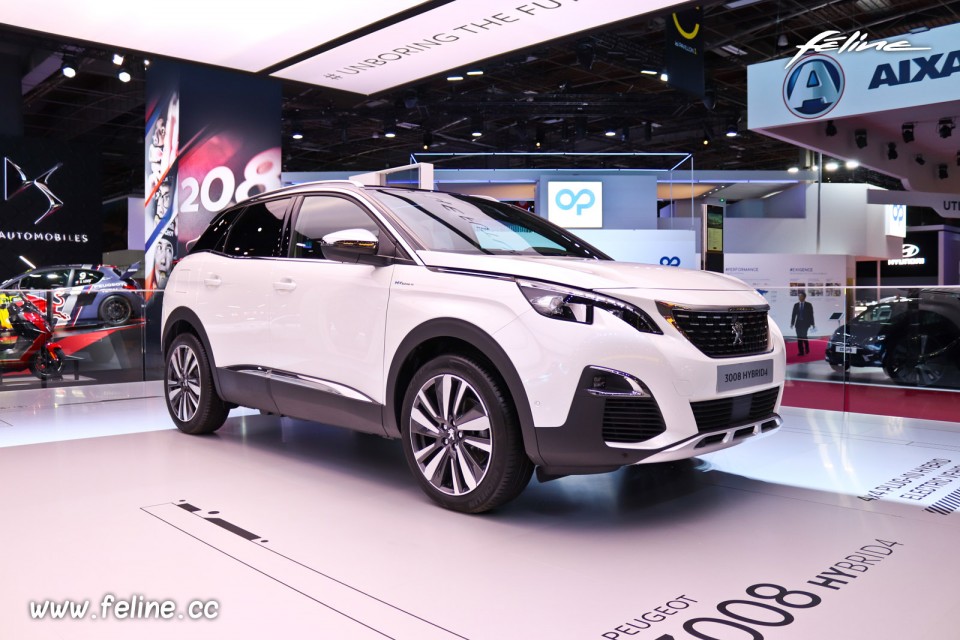 Photo Peugeot 3008 HYbrid4 - Salon de Paris 2018