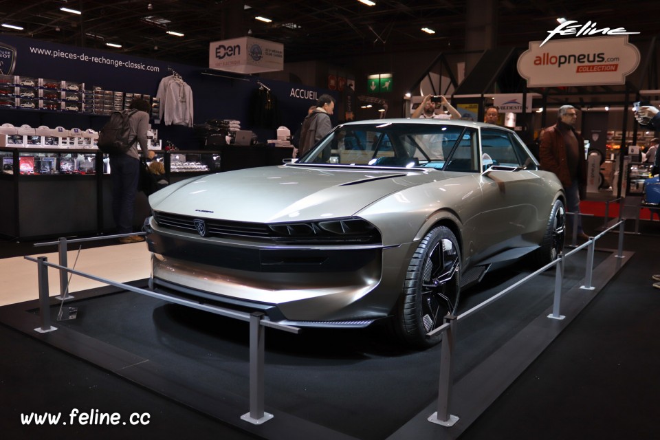 Photo Peugeot e-Legend Concept (2018) - Salon Rétromobile 2019