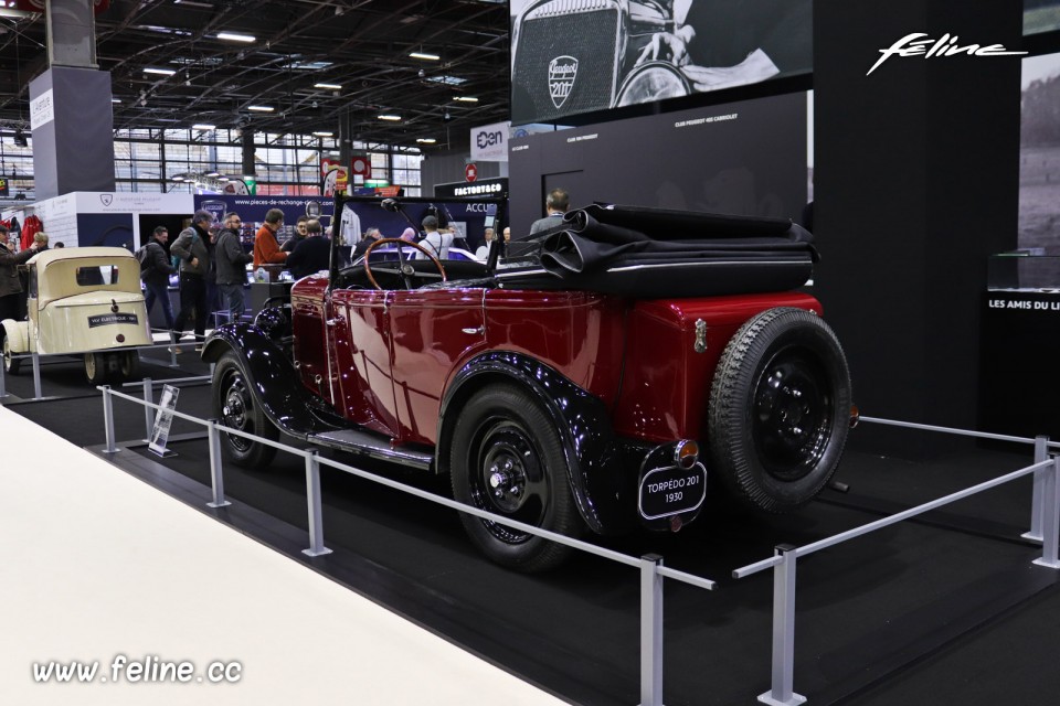 Photo Peugeot 201 Torpédo (1930) - Salon Rétromobile 2019