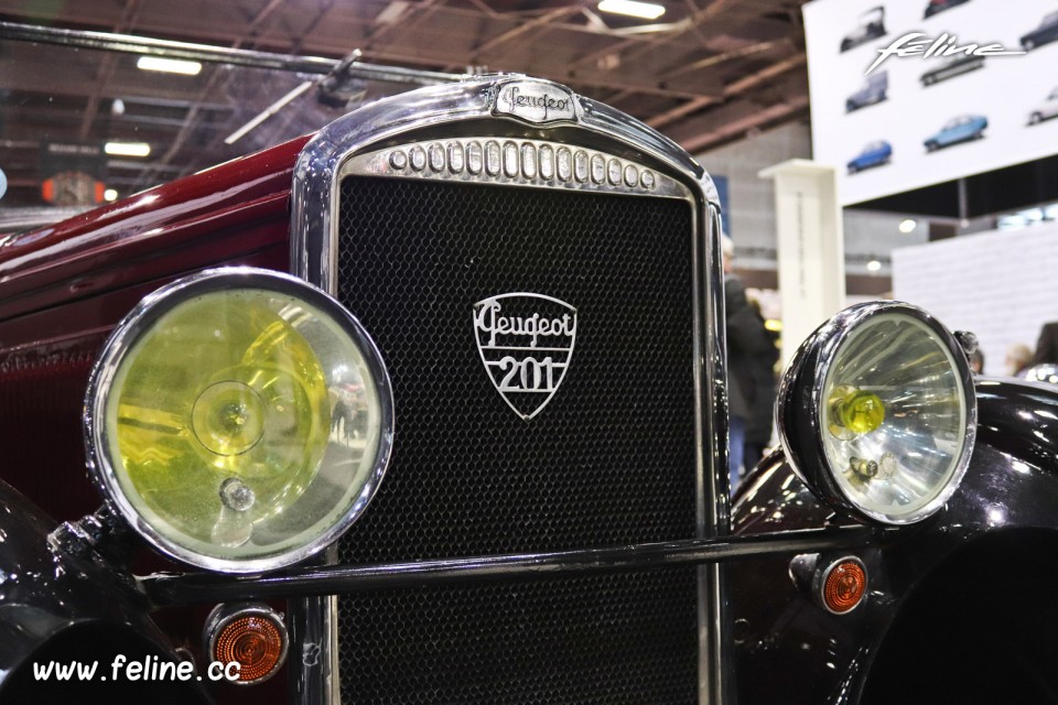 Photo calandre avant Peugeot 201 Torpédo (1930) - Salon Rétrom