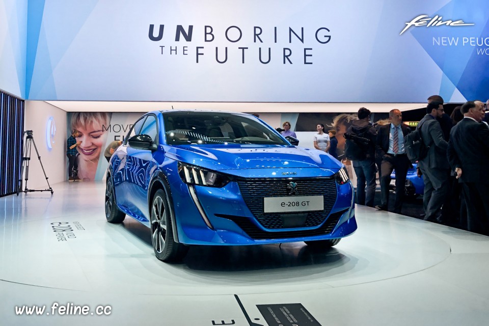 Photo Peugeot e-208 GT - Salon de Genève 2019