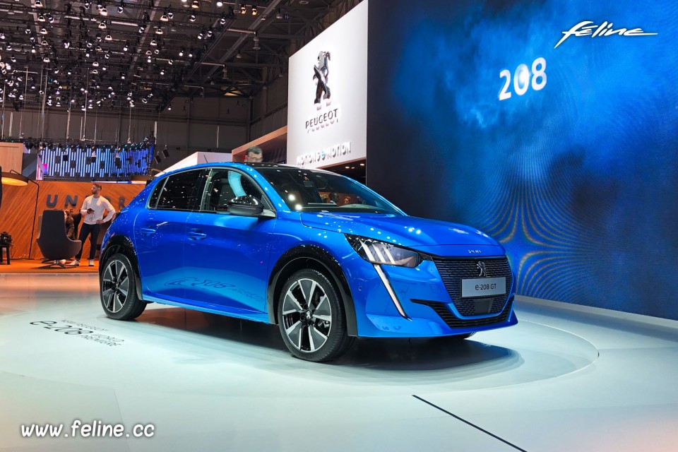 Photo Peugeot e-208 - Salon de Genève 2019