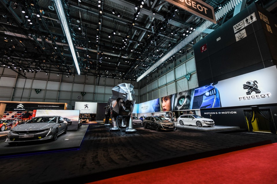 Photo stand Peugeot - Salon de Genève 2019