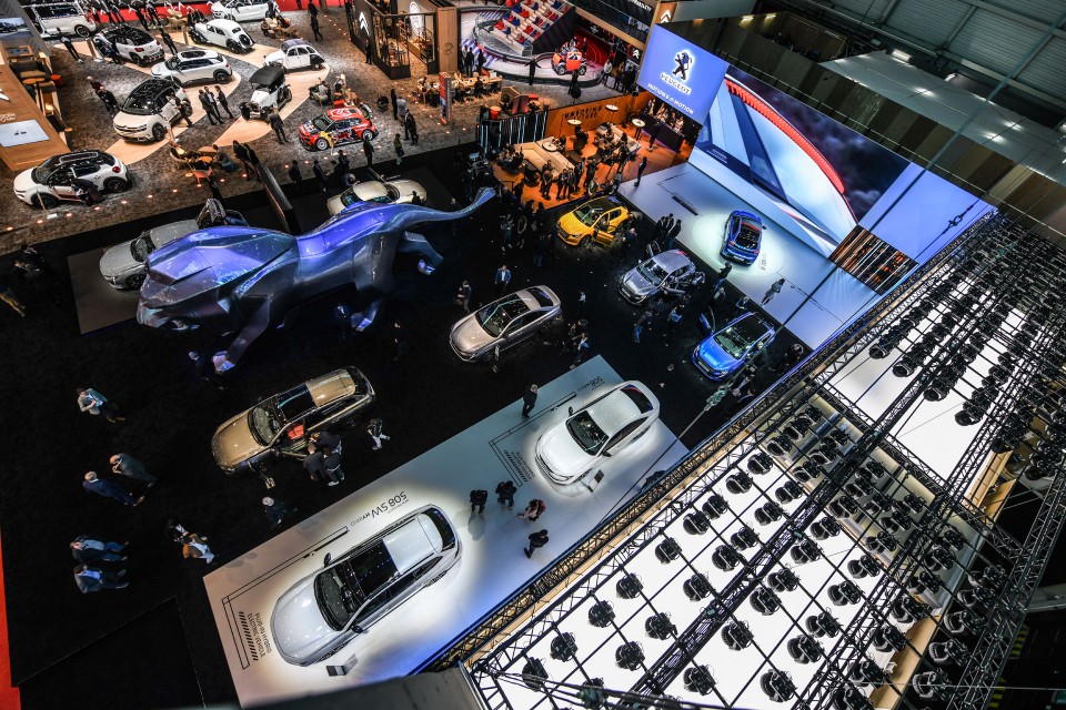 Photo stand Peugeot - Salon de Genève 2019