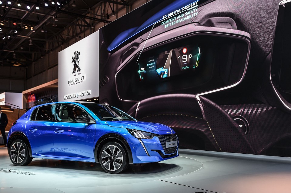 Photo nouvelle Peugeot e-208 GT - Salon de Genève 2019