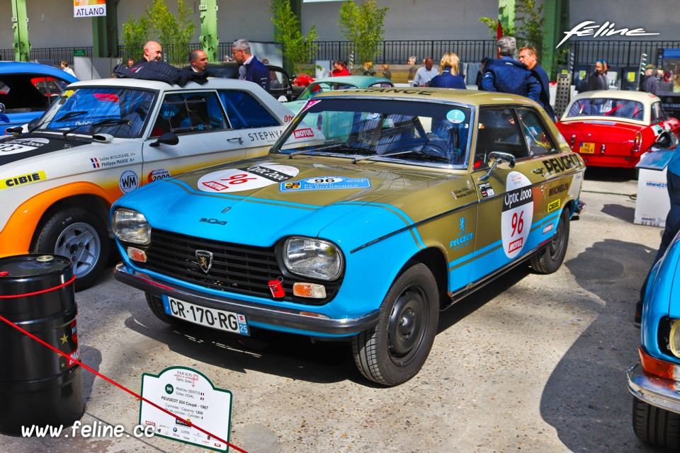 Photo Peugeot 204 Coupé 1967 (n° 96) - Paris - Tour Auto 2019