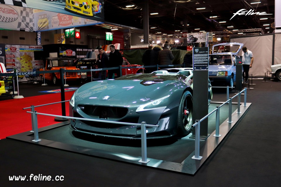 Photo Peugeot EX1 Concept (2010) électrique - Salon Rétromobil