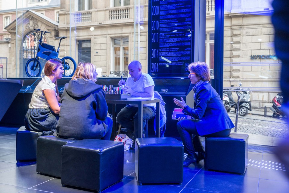 Vitrine Peugeot Avenue Paris Noël - Novembre 2014