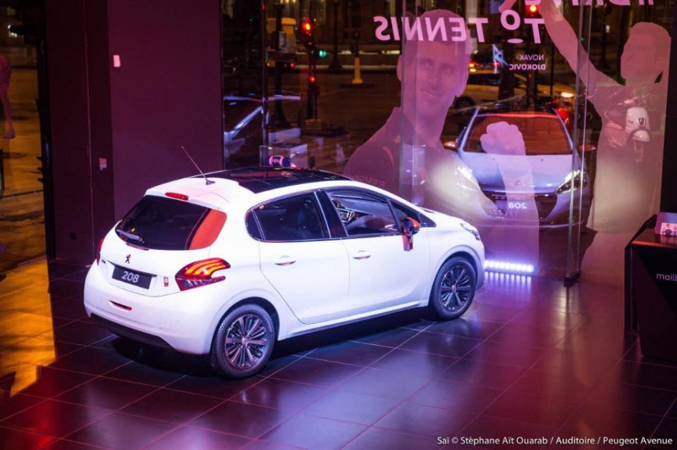 Photo Peugeot 208 Roland Garros @ Peugeot Avenue Paris - Avril 2016