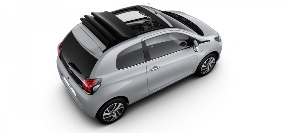 Photo  Peugeot 108 I Top Cabrio Gris Gallium