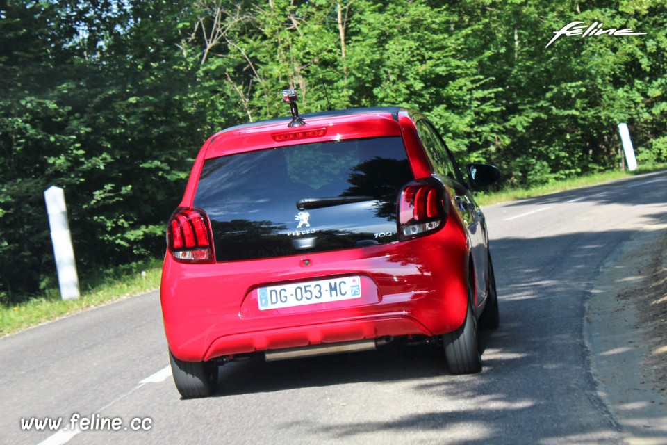 Photo essai Peugeot 108 Allure Top Rouge Scarlet