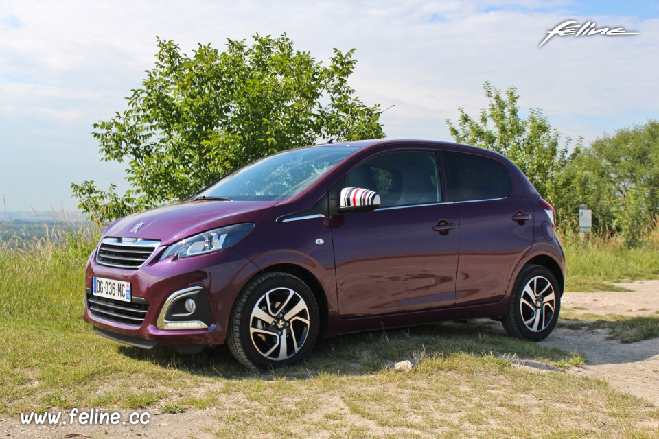 Photo essai Peugeot 108 Allure Red Purple