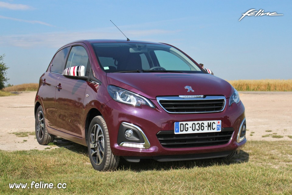 Photo essai Peugeot 108 Allure Red Purple