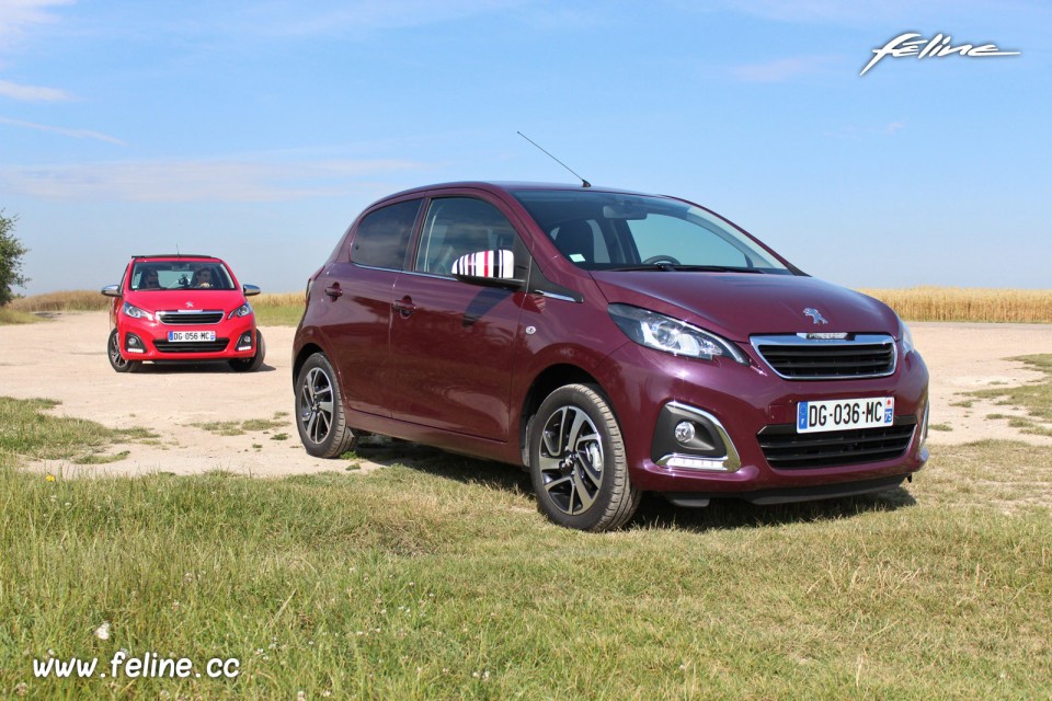 Photo essai Peugeot 108 Allure Red Purple