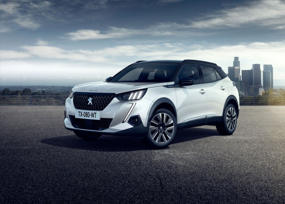 Photo 3/4 avant Peugeot 2008 II GT Line (2019)