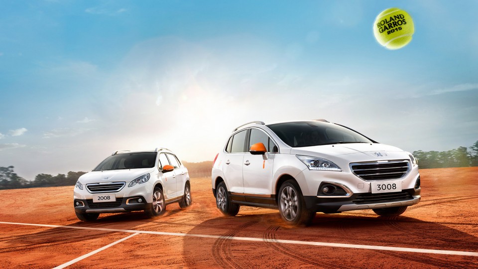 Photo officielle Peugeot 3008 I Roland Garros Chine (2015)