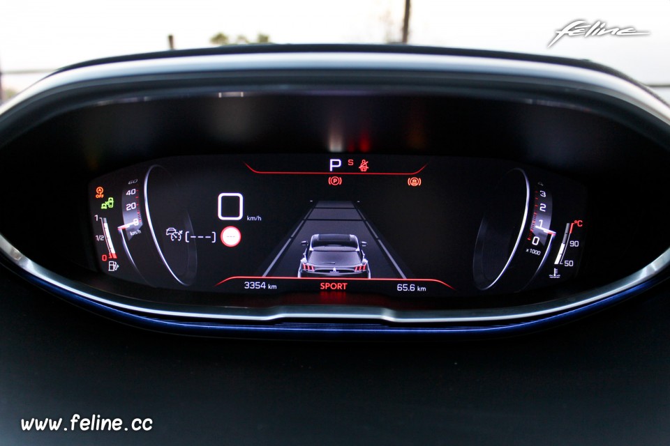 Photo mode Conduite combiné numérique HD Peugeot 3008 II (2016