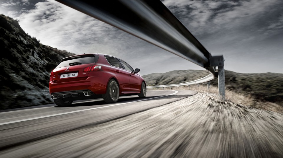 Photo officielle Peugeot 308 GTi by Peugeot Sport (2015)