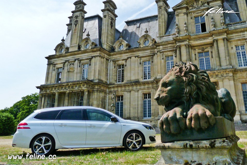 Photo essai Peugeot 308 SW GT Blanc Nacré - 1.6 THP 205