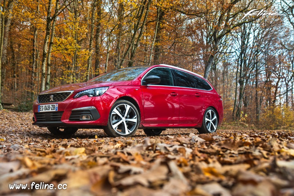 Photo essai Peugeot 308 SW GT restylée Rouge Ultimate - 1.6 Pur