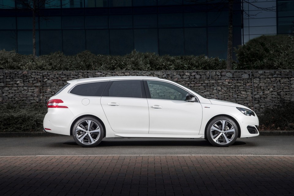 Photo profil Peugeot 308 SW II GT Line Blanc Nacré (UK)