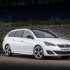 Photo 3/4 avant Peugeot 308 SW II GT Line Blanc Nacré (UK)