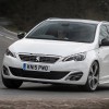 Photo officielle Peugeot 308 SW II GT Line Blanc Nacré (UK)