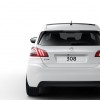 Photo vue arrière Peugeot 308 II Blanc Nacré - 04