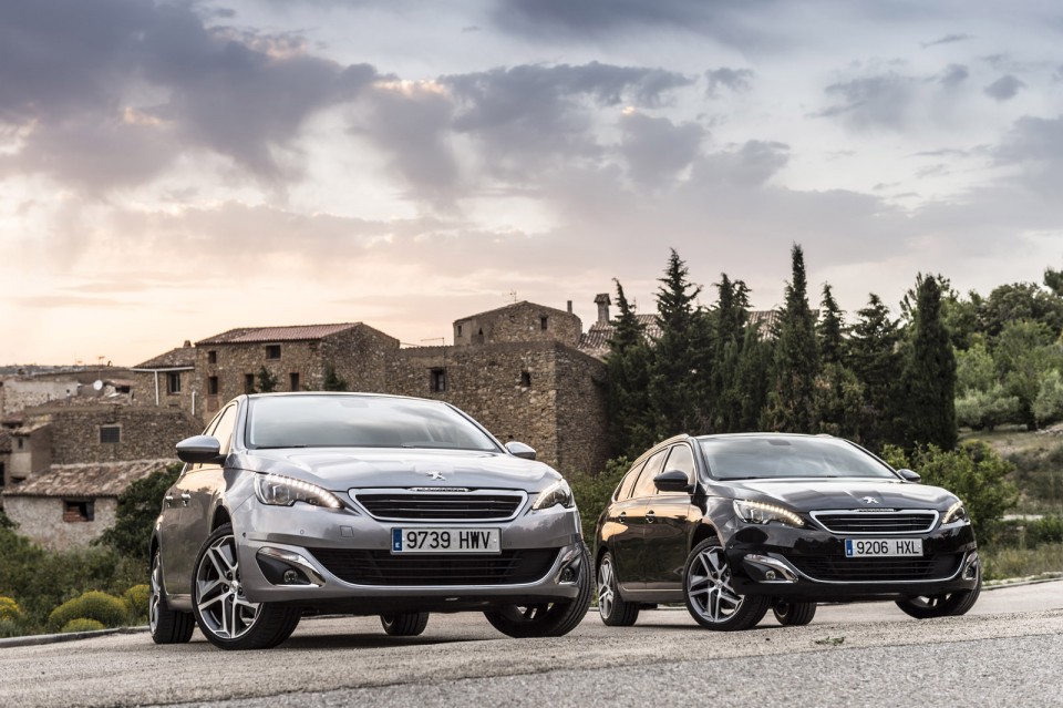 Photo Peugeot 308 II Féline Gris Artense (Espagne)