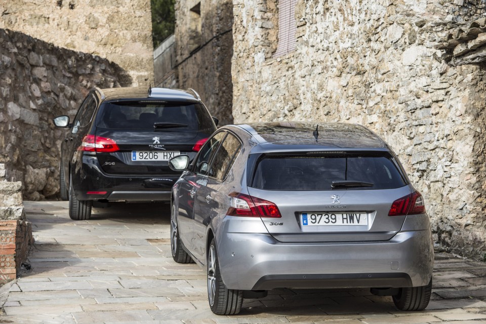 Photo Peugeot 308 II Féline Gris Artense (Espagne)