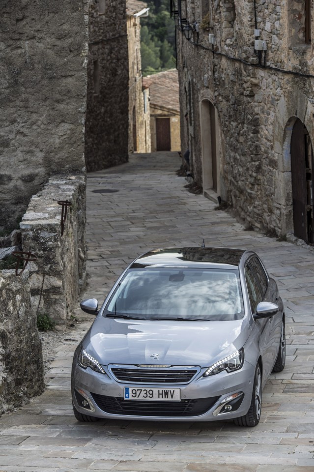 Photo Peugeot 308 II Féline Gris Artense (Espagne)