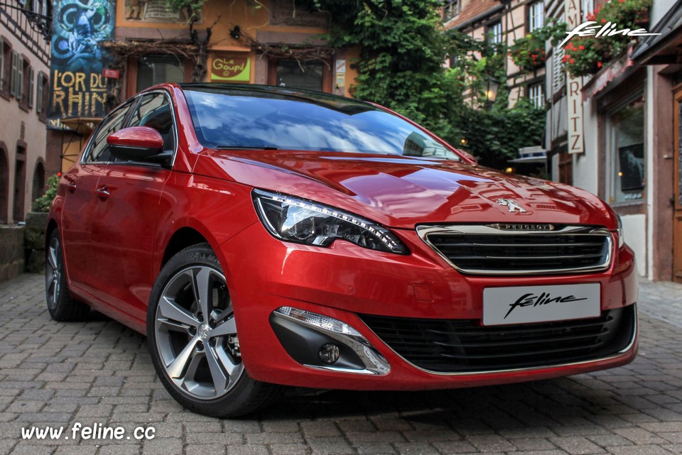 Photo essai Peugeot 308 II Féline Rouge Rubi 2.0 Blue HDi 150 -1-049