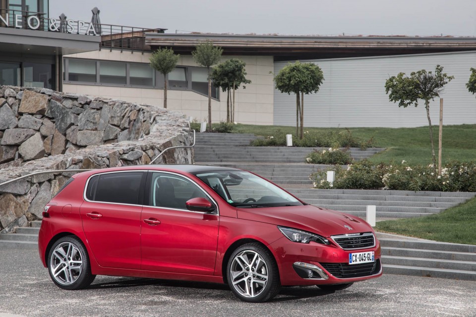 Photo statique Peugeot 308 II Féline Rouge Rubi