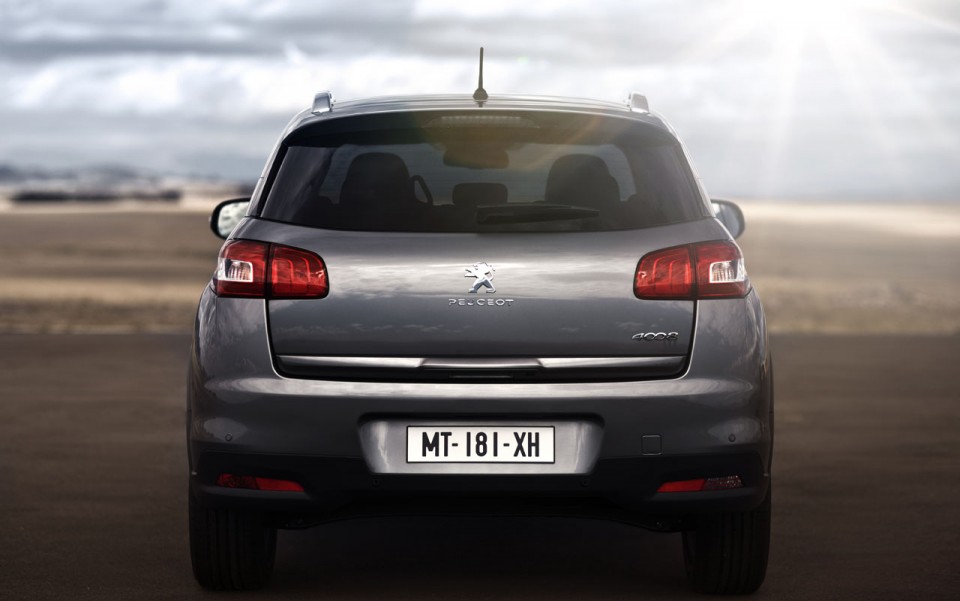 Photo vue arrière Peugeot 4008 I Gris Titanium - 2-009