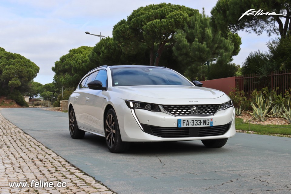 Photo essai route nouvelle Peugeot 508 SW II (2019)